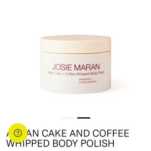 Comes with a box. Cake and coffee body scrub by Josie Maran. 2 available